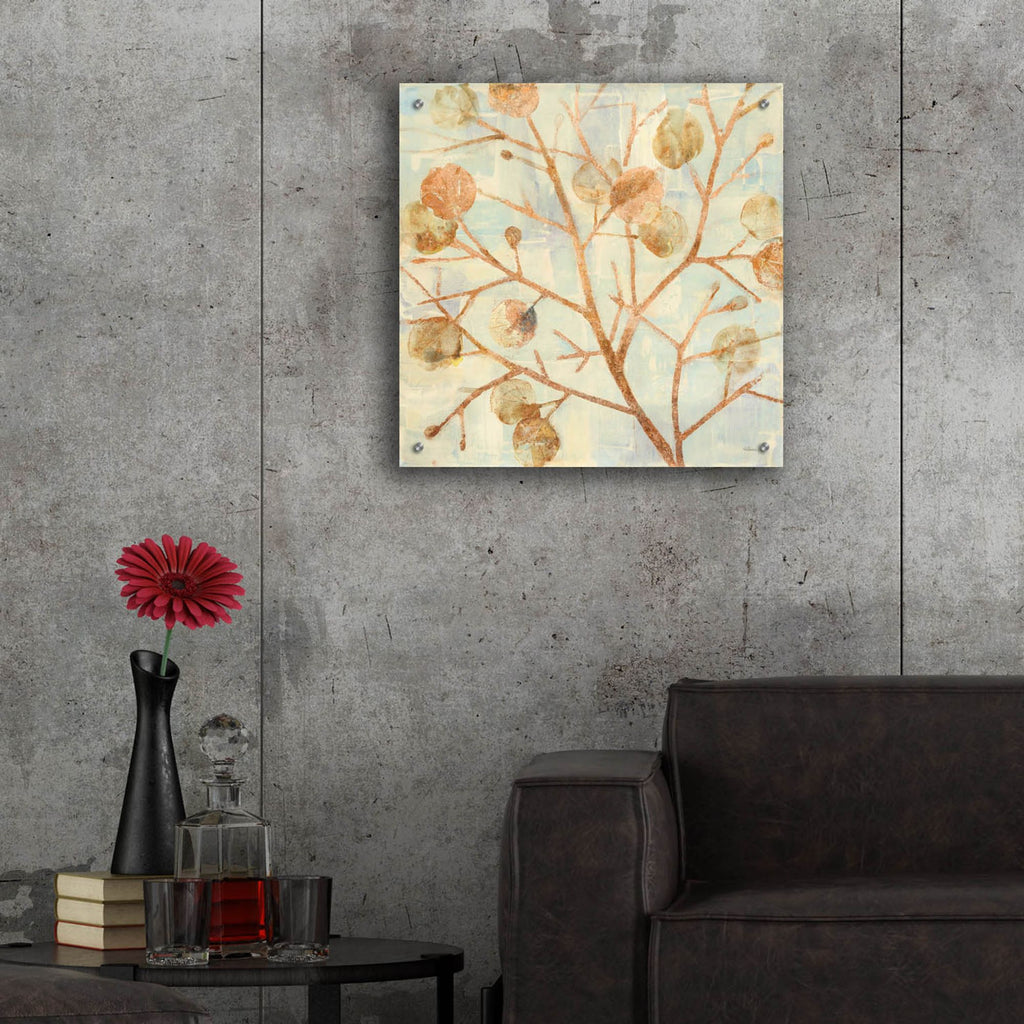 Epic Art 'Shimmering 2'  by Albena Hristova Acrylic Glass Wall Art,24x24