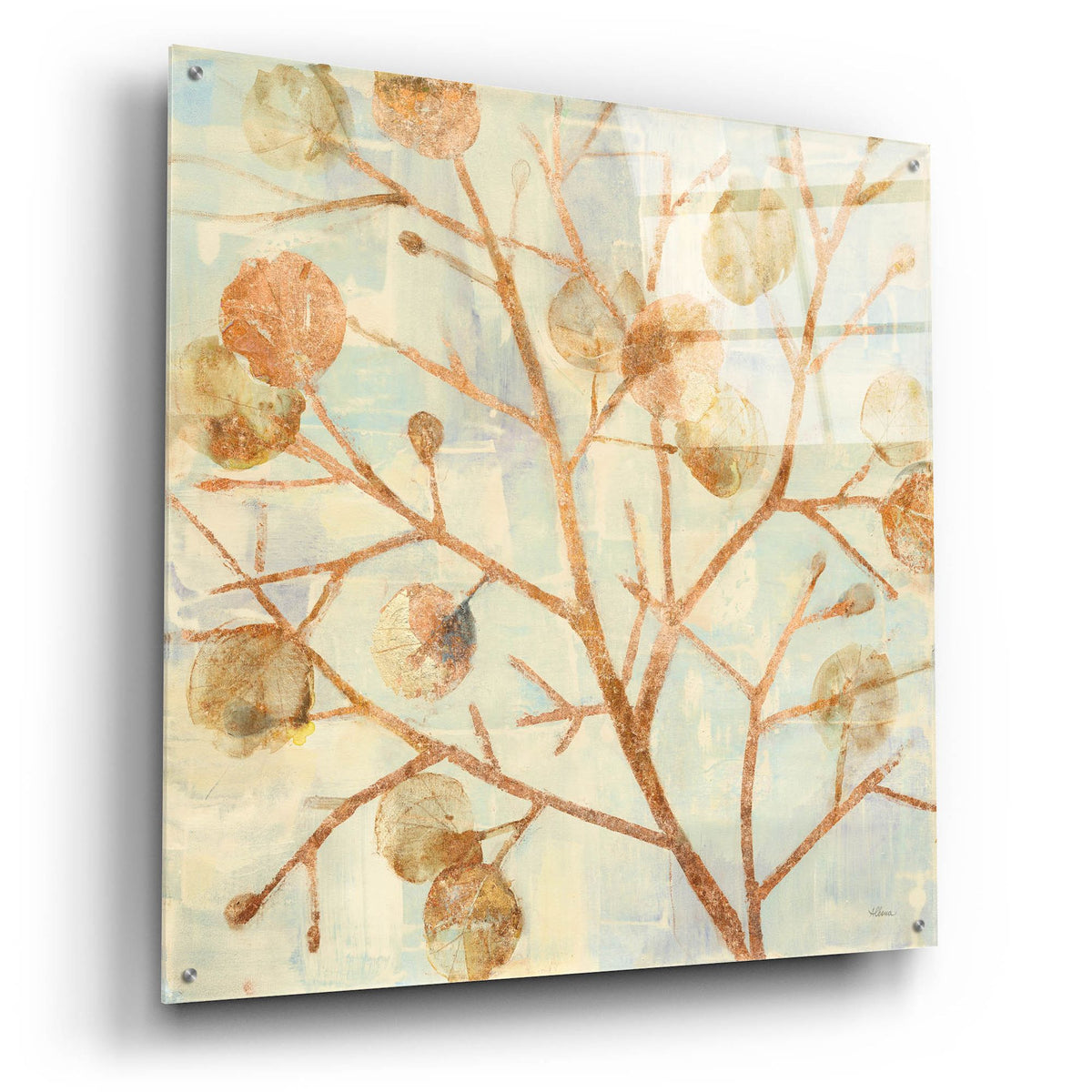 Epic Art 'Shimmering 2'  by Albena Hristova Acrylic Glass Wall Art,36x36