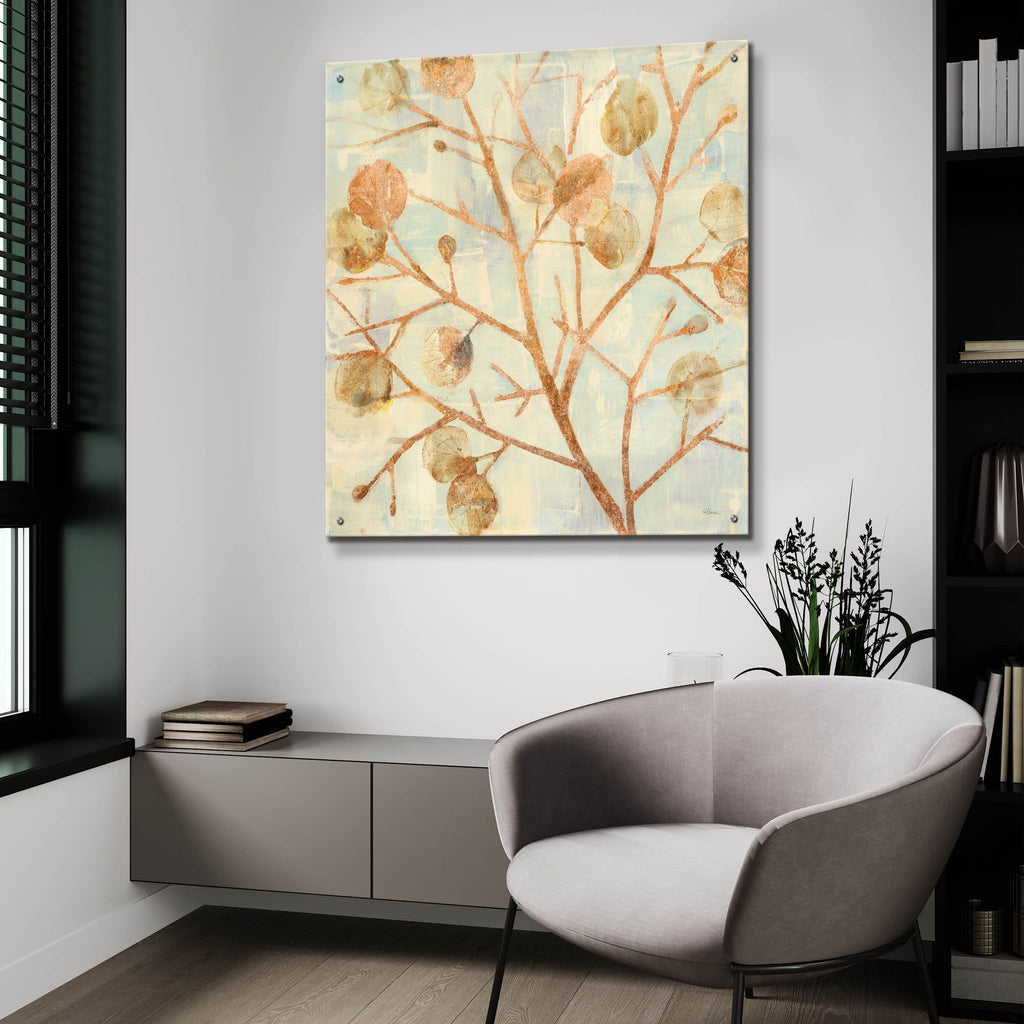 Epic Art 'Shimmering 2'  by Albena Hristova Acrylic Glass Wall Art,36x36