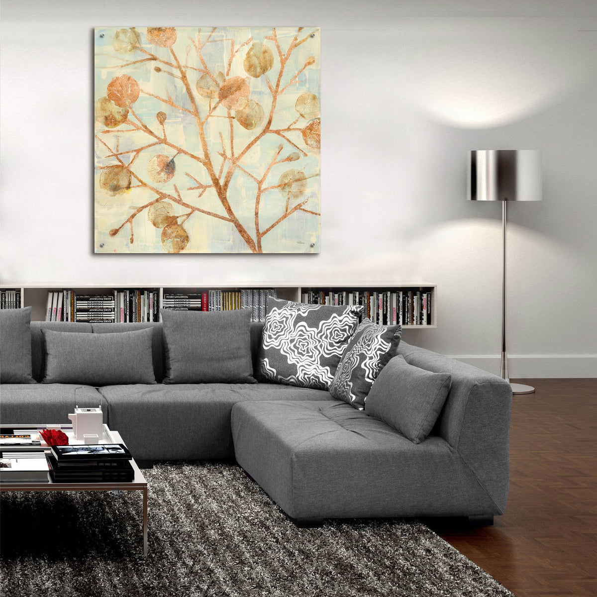 Epic Art 'Shimmering 2'  by Albena Hristova Acrylic Glass Wall Art,36x36