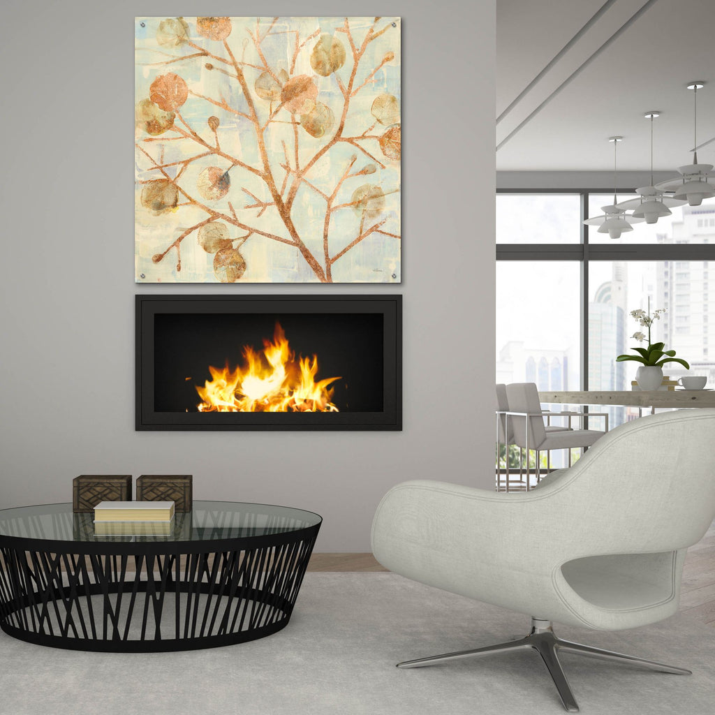 Epic Art 'Shimmering 2'  by Albena Hristova Acrylic Glass Wall Art,36x36