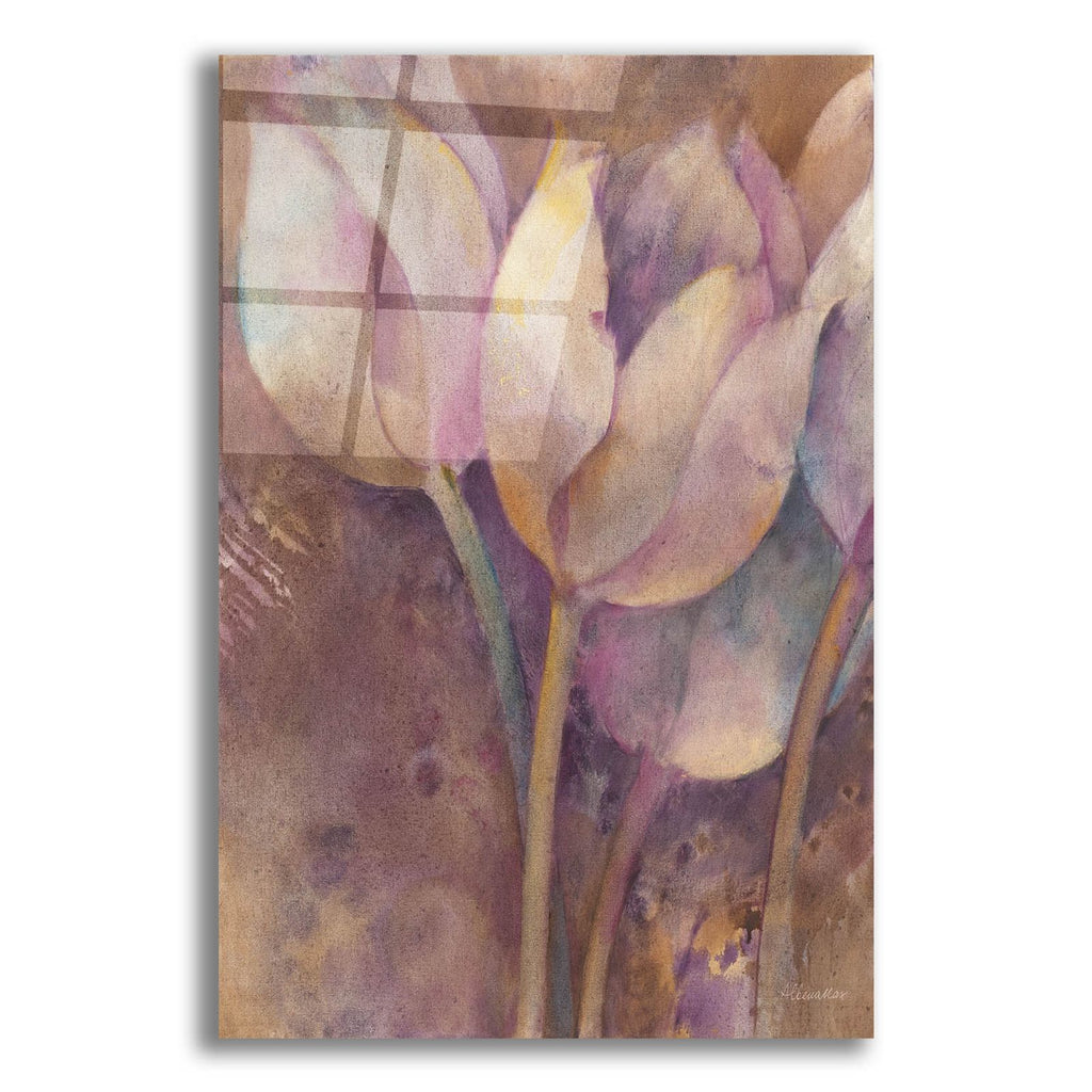 Moonlit Tulips 1 by Albena Hristova acrylic glass wall art