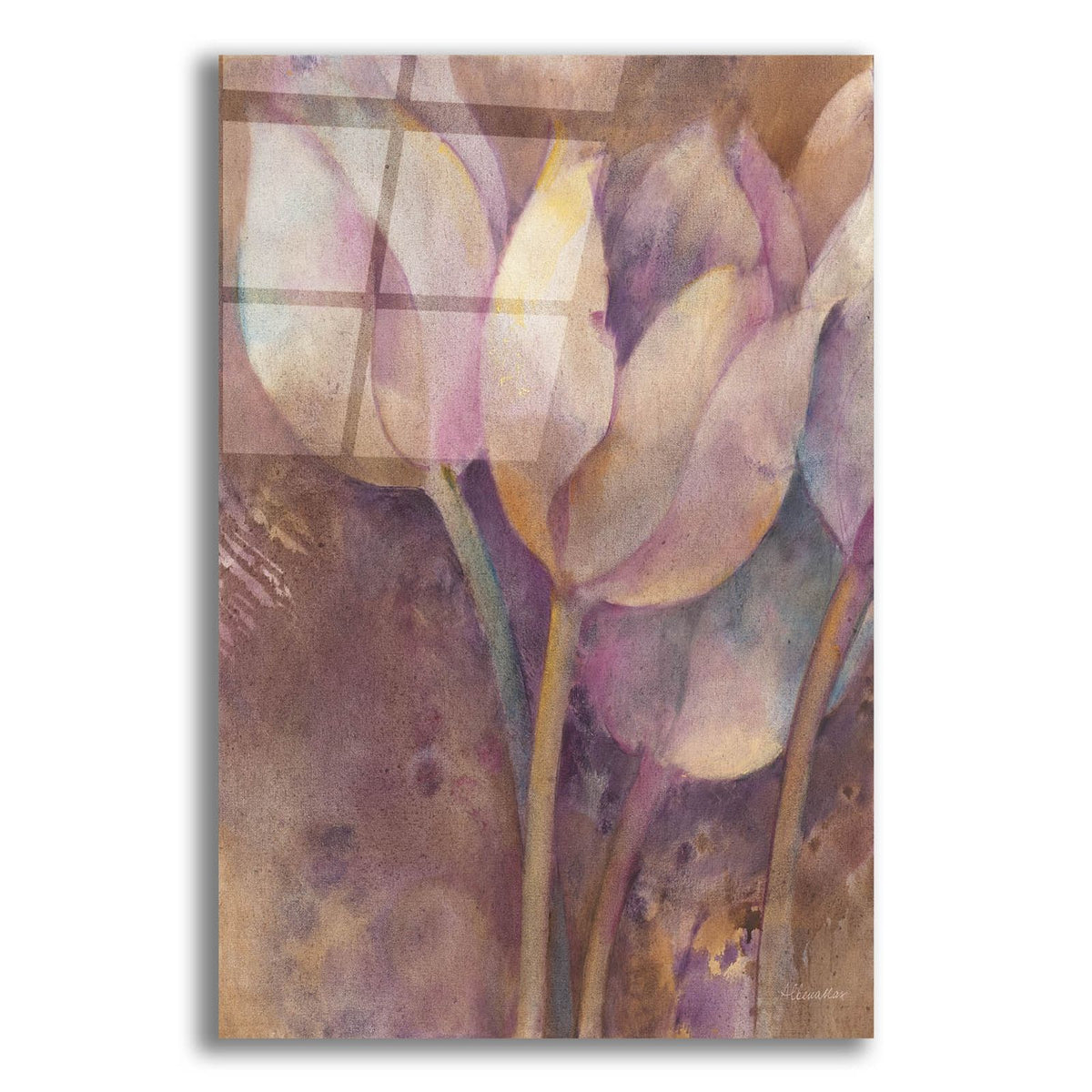 Moonlit Tulips 1 by Albena Hristova acrylic glass wall art