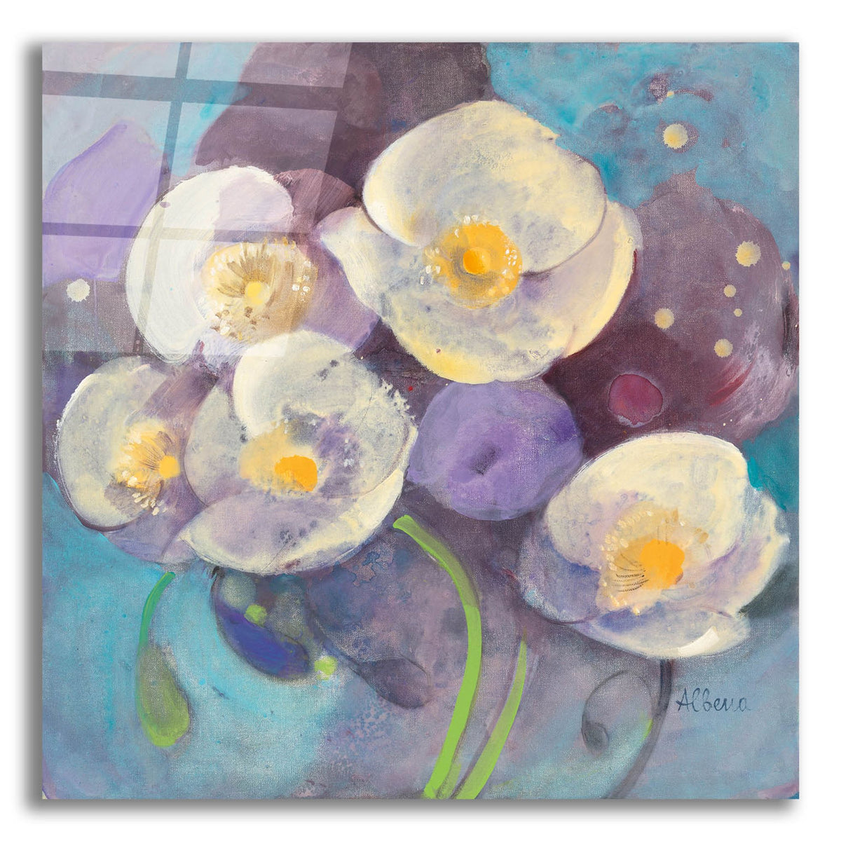 Epic Art 'Papaver 2'  by Albena Hristova Acrylic Glass Wall Art