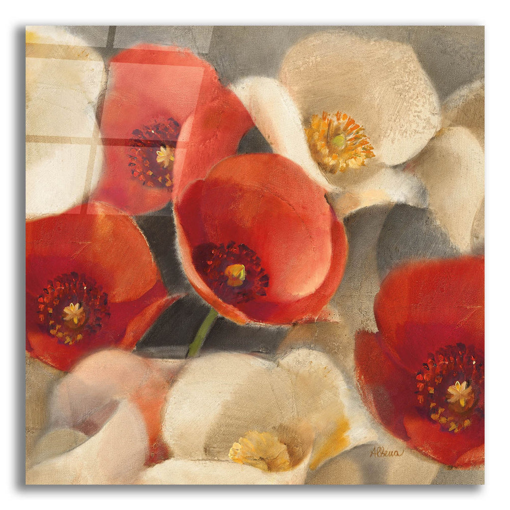 Epic Art 'Poppies Bloom 2'  by Albena Hristova Acrylic Glass Wall Art