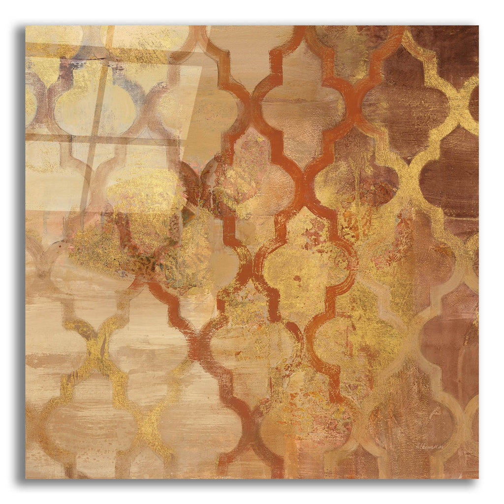 Epic Art 'Gilded Rockin Moroccan'  by Albena Hristova Acrylic Glass Wall Art