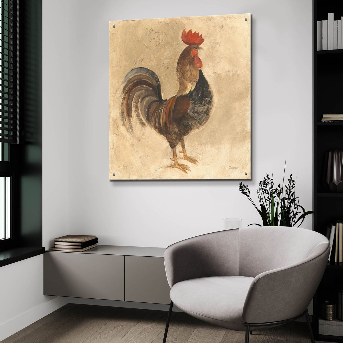 Farm Friend 3 by Albena Hristova - 36x36 acrylic wall art in a room