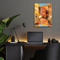 Epic Art 'Morning On The Canal 1'  by Albena Hristova Acrylic Glass Wall Art, 12x16 room view