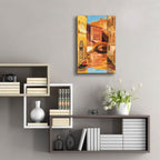 Epic Art 'Morning On The Canal 1'  by Albena Hristova Acrylic Glass Wall Art, 16x24 room view