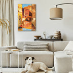 Epic Art 'Morning On The Canal 1'  by Albena Hristova Acrylic Glass Wall Art, 24x36 room view