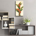 Epic Art 'Ginger Blossom On White'  by Albena Hristova Acrylic Glass Wall Art, 12x24 room view