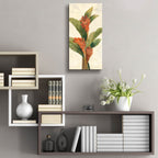 Epic Art 'Ginger Blossom On White'  by Albena Hristova Acrylic Glass Wall Art, 12x24 room view