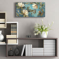 Epic Art 'Floating Magnolias'  by Albena Hristova Acrylic Glass Wall Art, 24x12 room view
