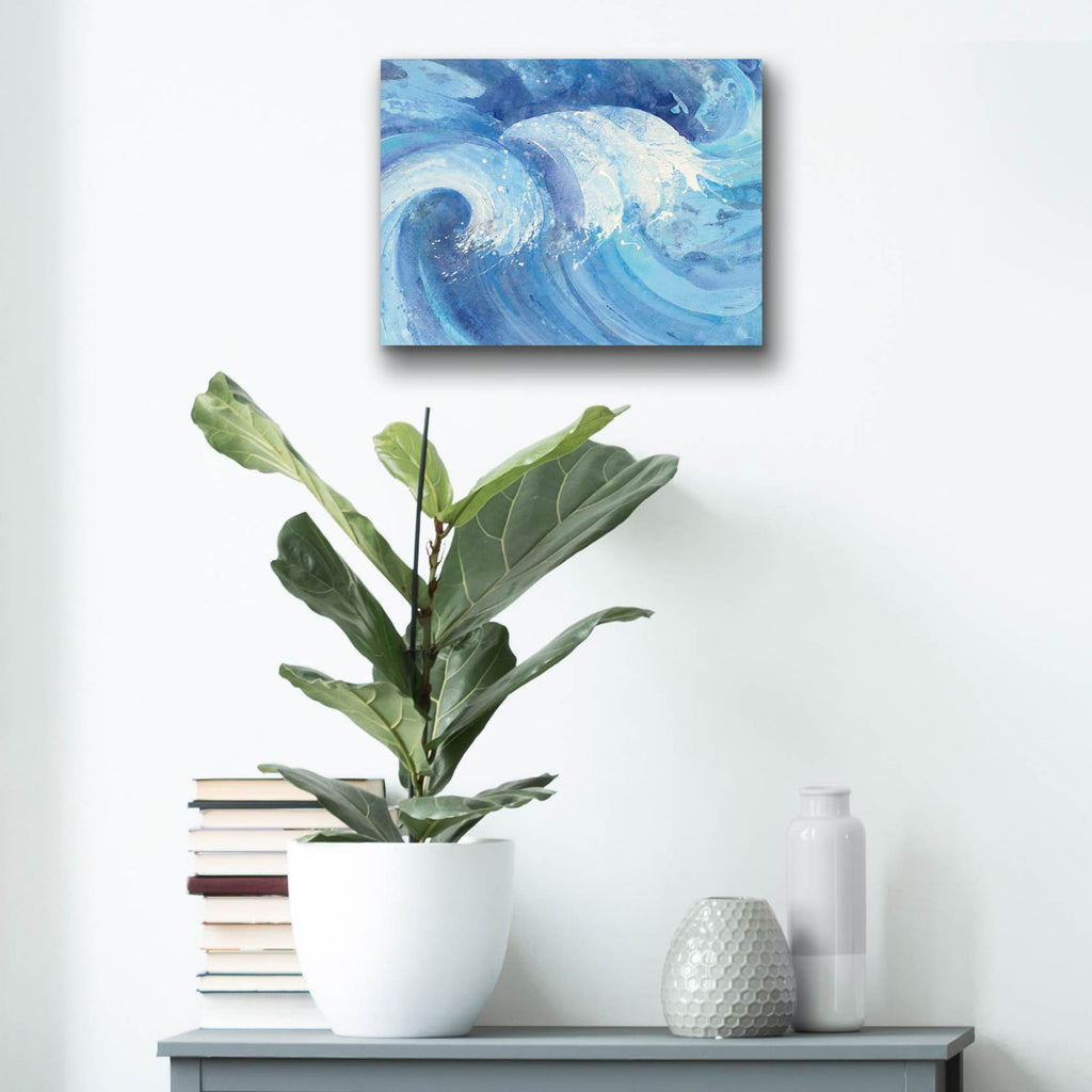 Epic Art 'The Big Wave'  by Albena Hristova Acrylic Glass Wall Art, 16x12 room view