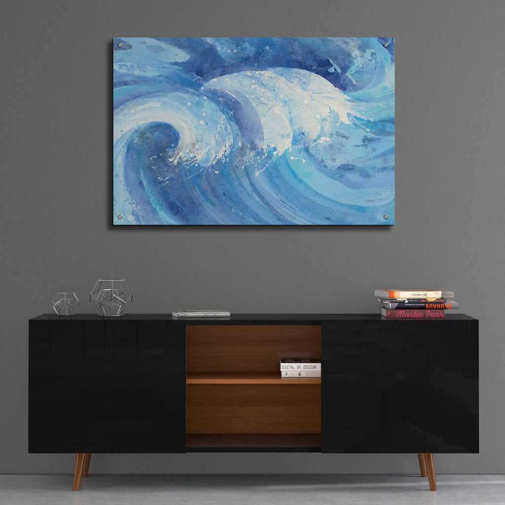 The Big Wave by Albena Hristova - 36x24 acrylic wall art in a room