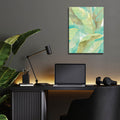 Epic Art 'Under The Palms 2'  by Albena Hristova Acrylic Glass Wall Art, 12x16 room view