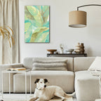 Epic Art 'Under The Palms 2'  by Albena Hristova Acrylic Glass Wall Art, 24x36 room view