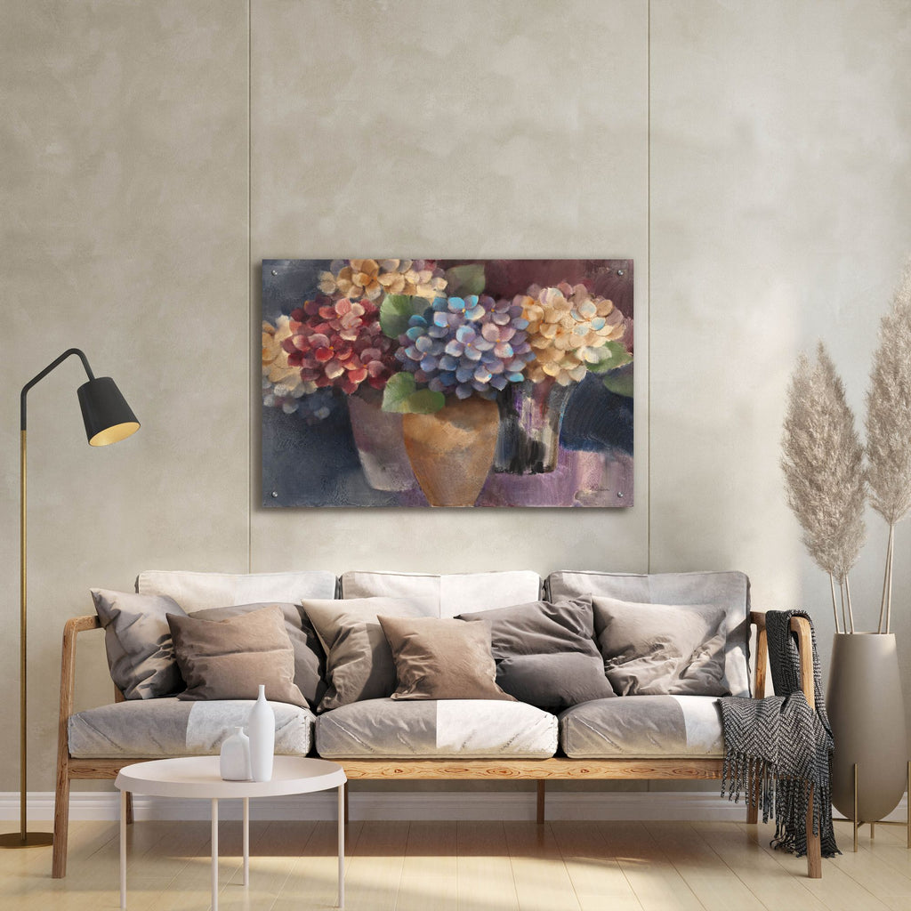 Epic Art 'Perfectly Purple'  by Albena Hristova Acrylic Glass Wall Art, 36x24 room view