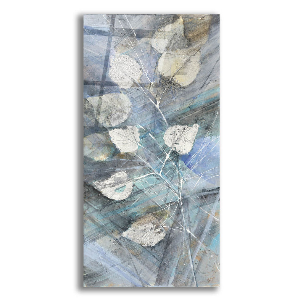 Silver Leaves 1 by Albena Hristova acrylic glass wall art