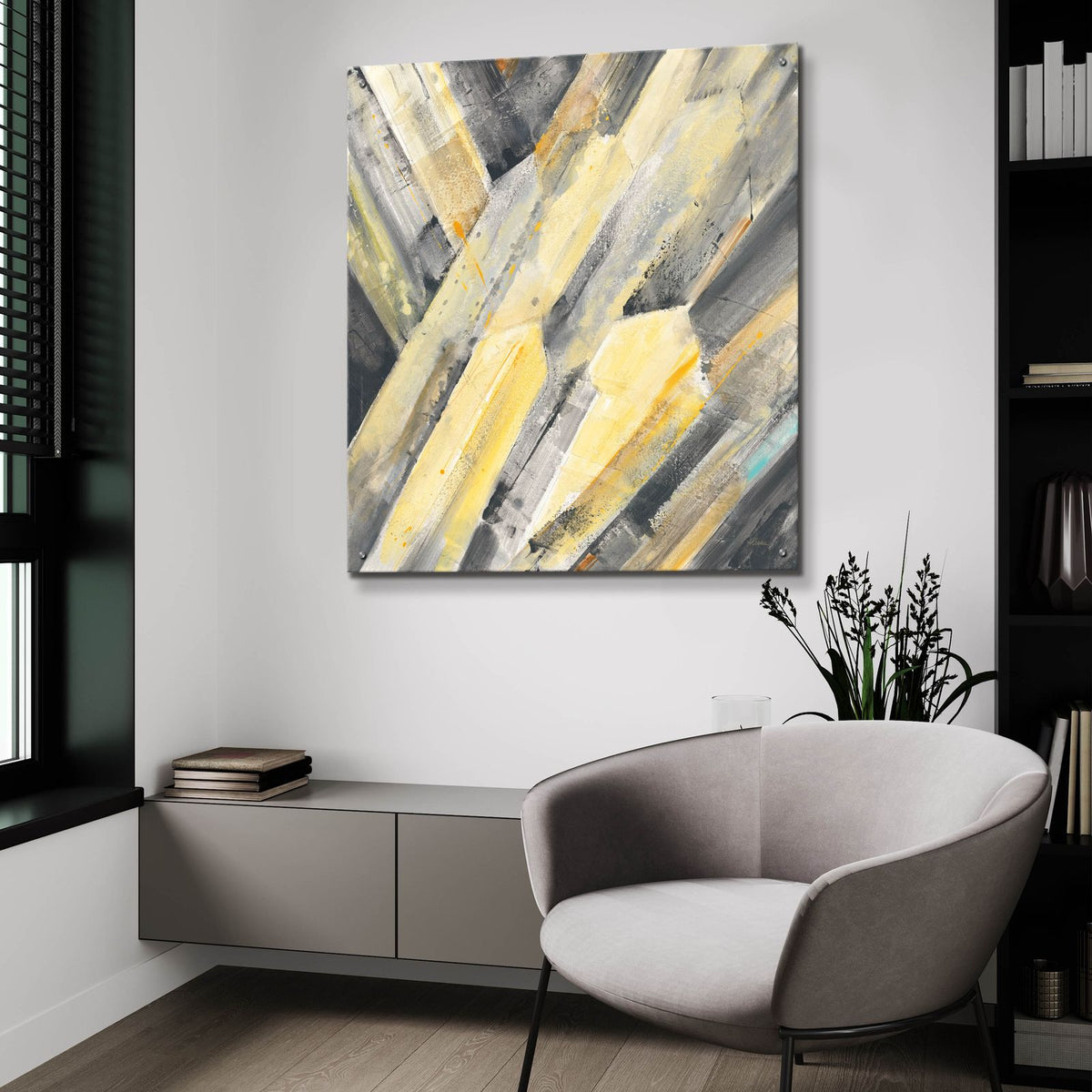 Shoot For The Stars by Albena Hristova - 36x36 acrylic wall art in a room