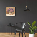 Purple Bouquet 1 by Albena Hristova - 24x24 acrylic wall art in a room