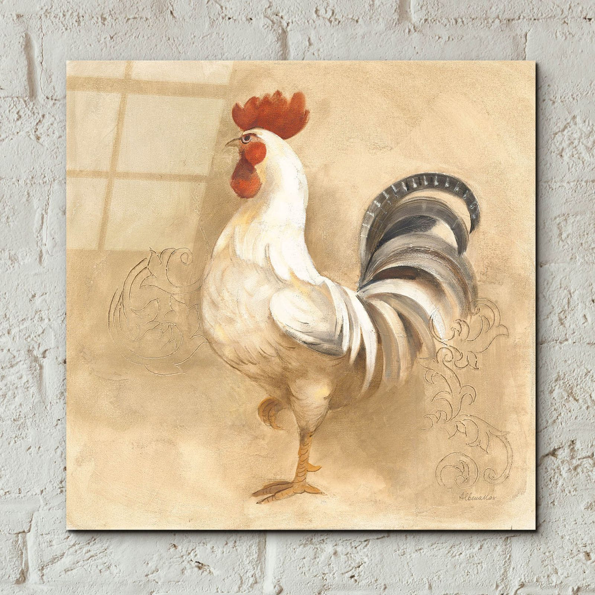 Epic Art 'Farm Friend 4'  by Albena Hristova Acrylic Glass Wall Art,12x12
