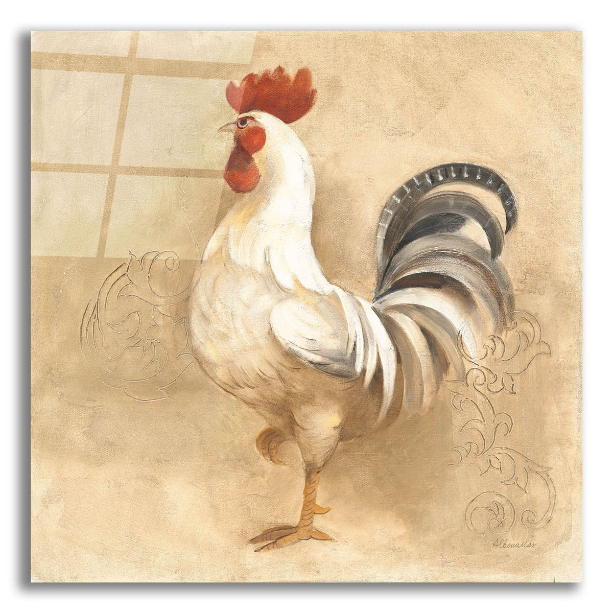 Epic Art 'Farm Friend 4'  by Albena Hristova Acrylic Glass Wall Art