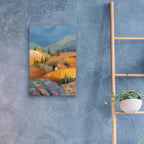 Tuscan Fields 1 by Albena Hristova - 16x24 acrylic wall art in a room