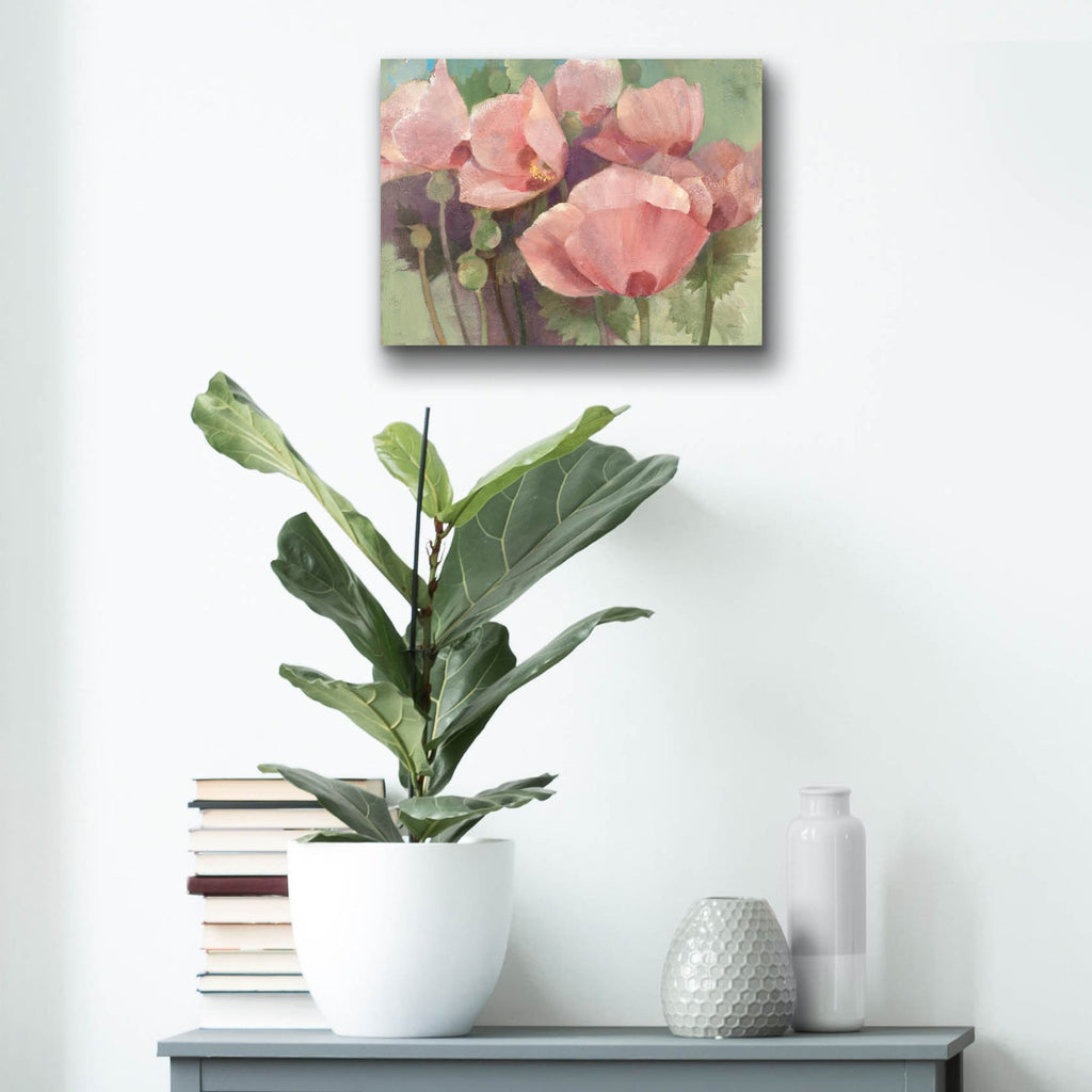 Epic Art 'Just Poppies'  by Albena Hristova Acrylic Glass Wall Art,16x12