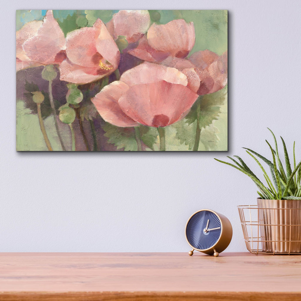 Epic Art 'Just Poppies'  by Albena Hristova Acrylic Glass Wall Art,16x12