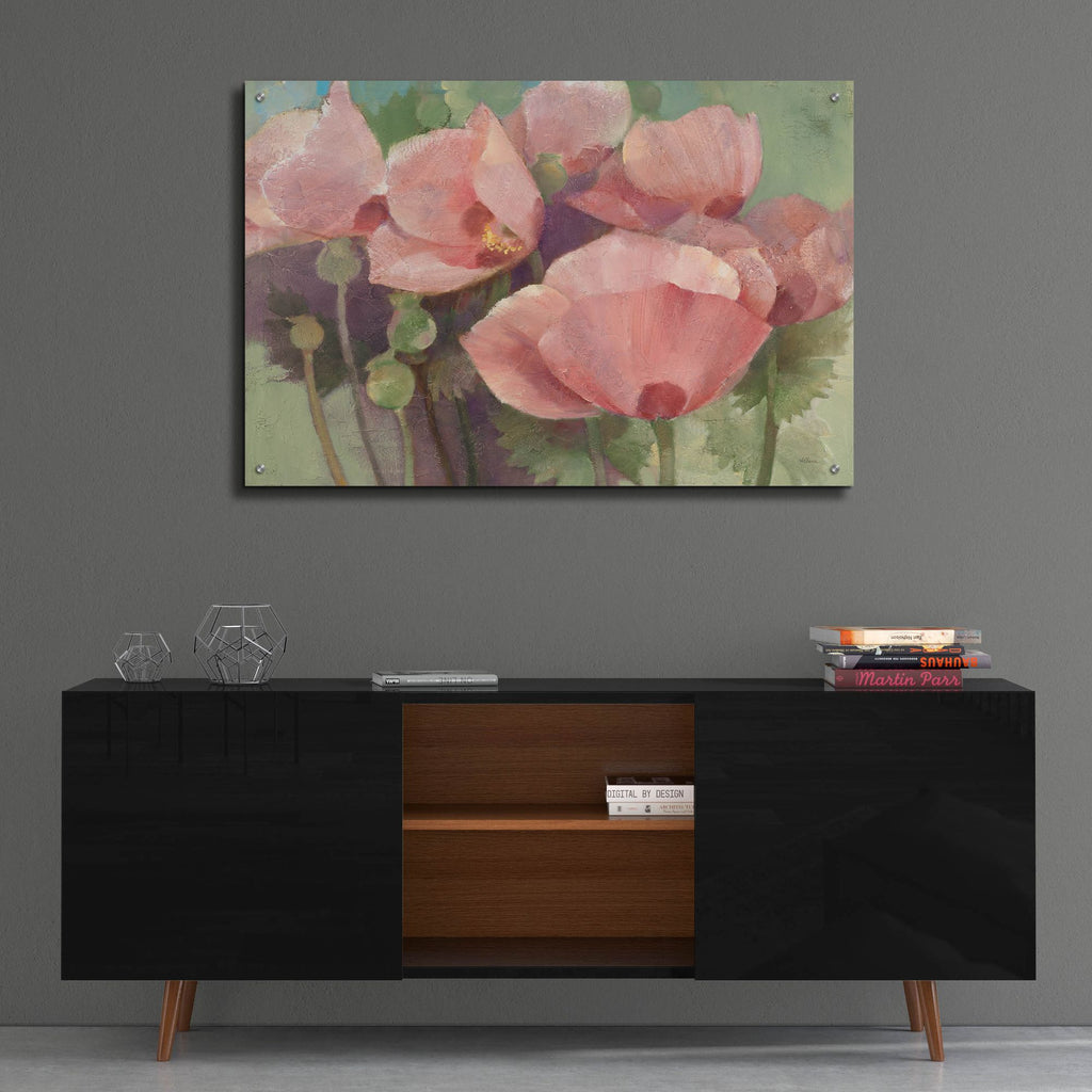 Epic Art 'Just Poppies'  by Albena Hristova Acrylic Glass Wall Art,36x24