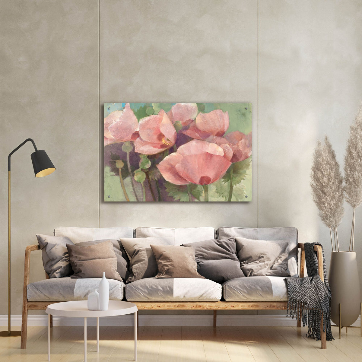 Epic Art 'Just Poppies'  by Albena Hristova Acrylic Glass Wall Art,36x24