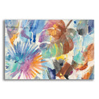 Epic Art 'Palm Abstract'  by Albena Hristova Acrylic Glass Wall Art