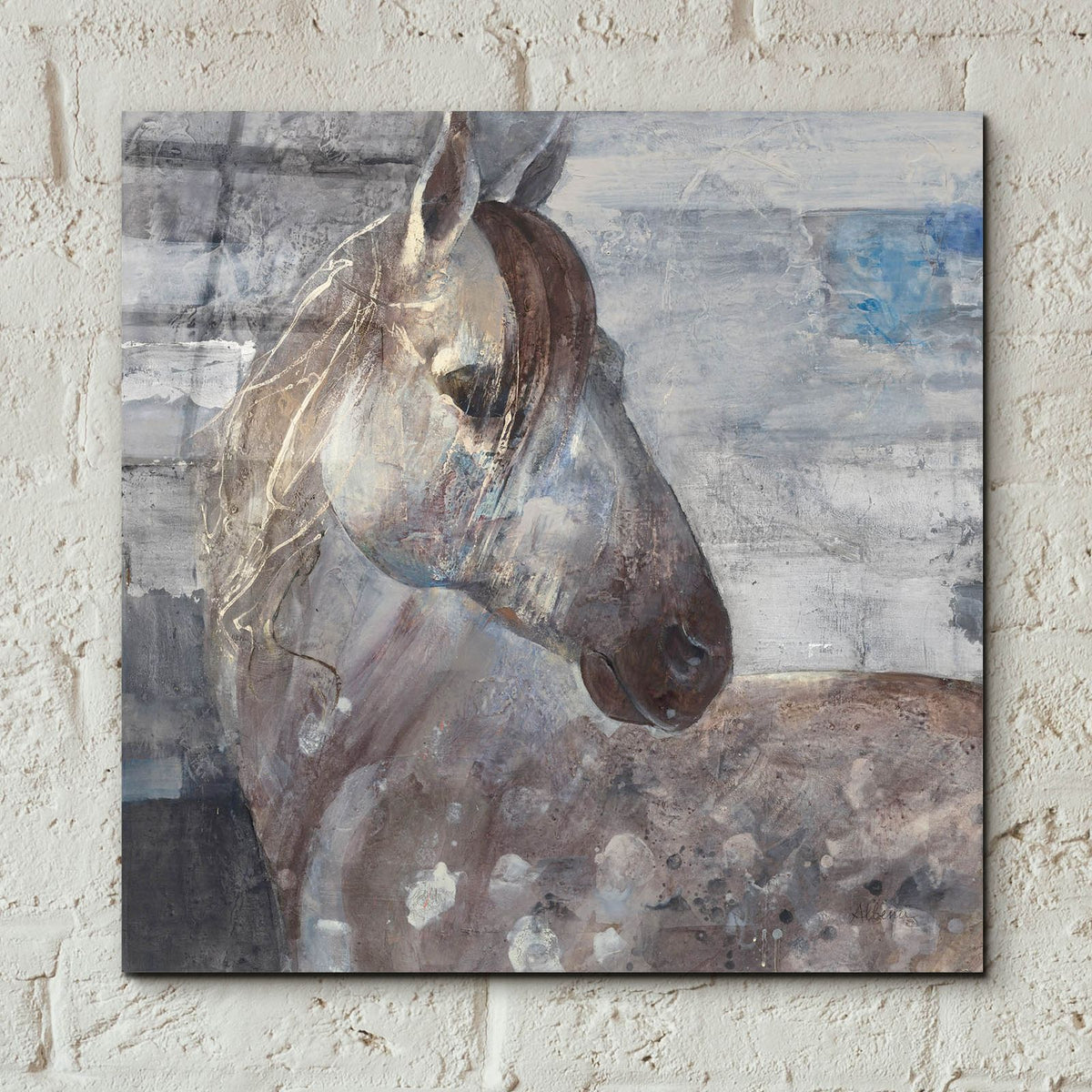 Appaloosa by Albena Hristova - 12x12 acrylic wall art in a room