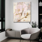 Elegance I Pink by Albena Hristova - 36x36 acrylic wall art in a room