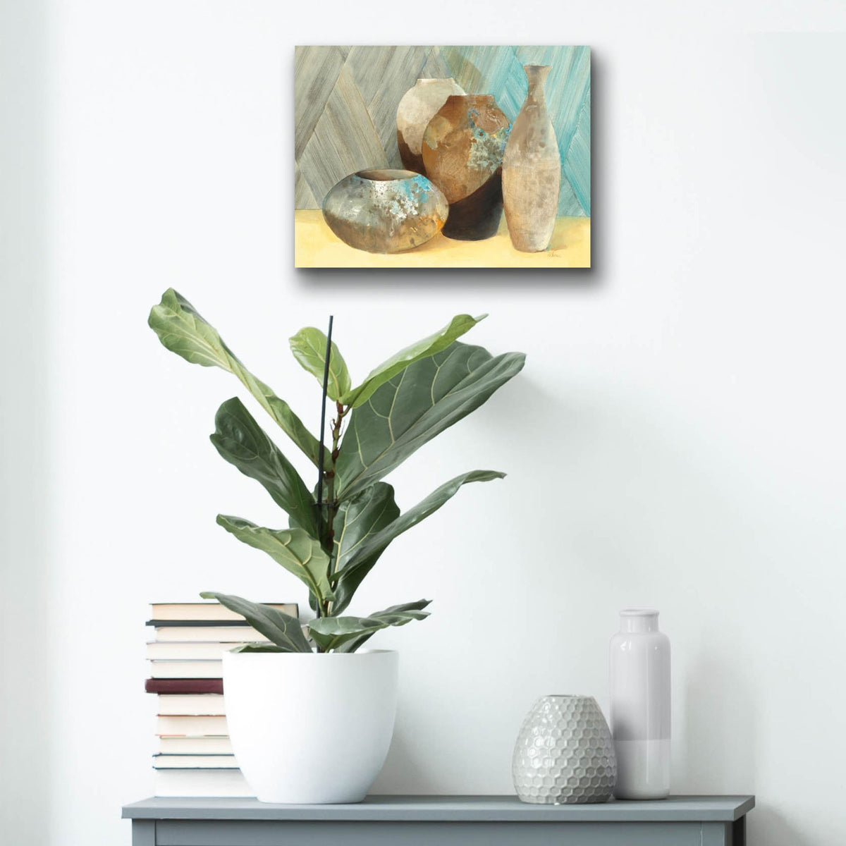 Epic Art 'Raku Study 3'  by Albena Hristova Acrylic Glass Wall Art, 16x12 room view
