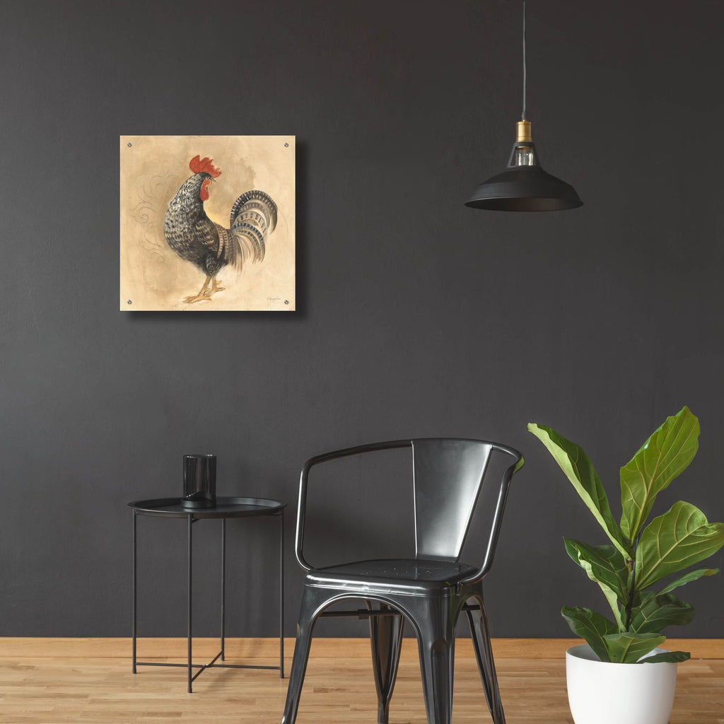 Epic Art 'Farm Friend 2'  by Albena Hristova Acrylic Glass Wall Art,24x24