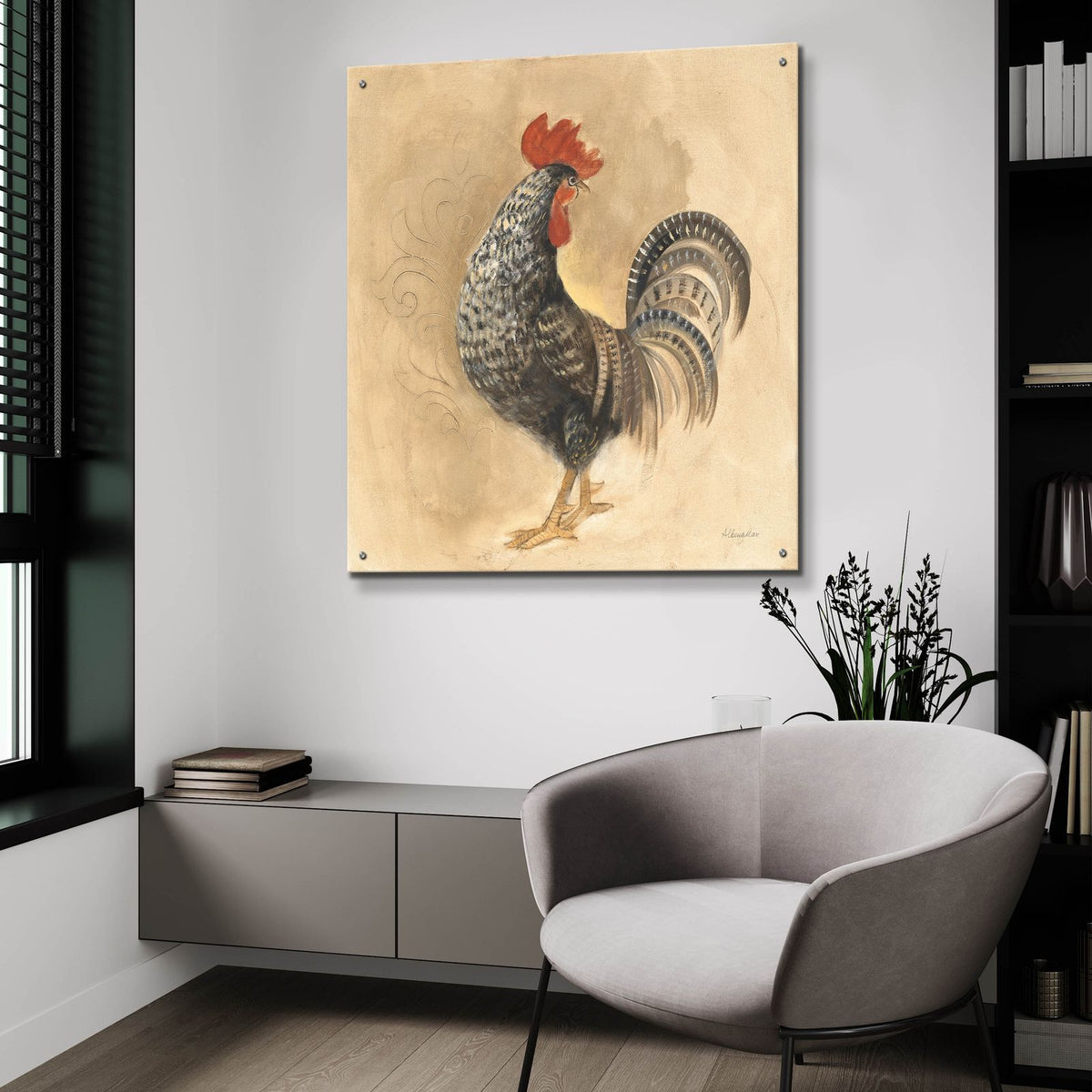 Farm Friend 2 by Albena Hristova - 36x36 acrylic wall art in a room