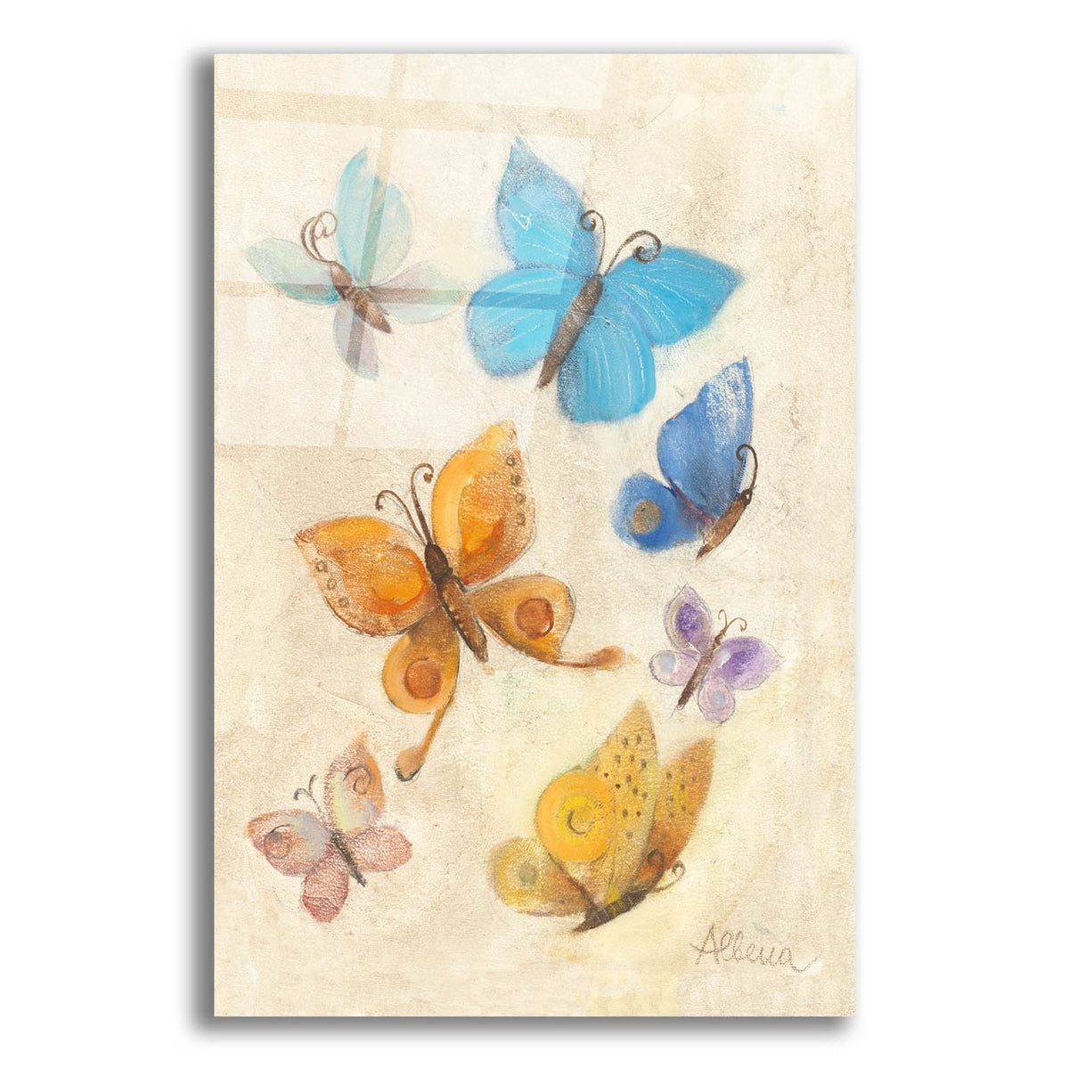 Butterflies by Albena Hristova acrylic glass wall art