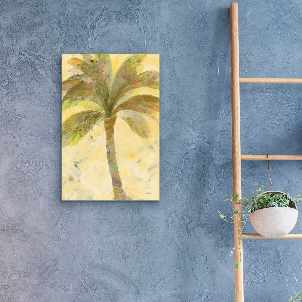 Under The Palm by Albena Hristova - 16x24 acrylic wall art in a room