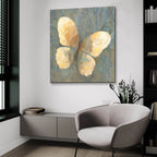 Damask Butterfly 2 by Albena Hristova - 36x36 acrylic wall art in a room