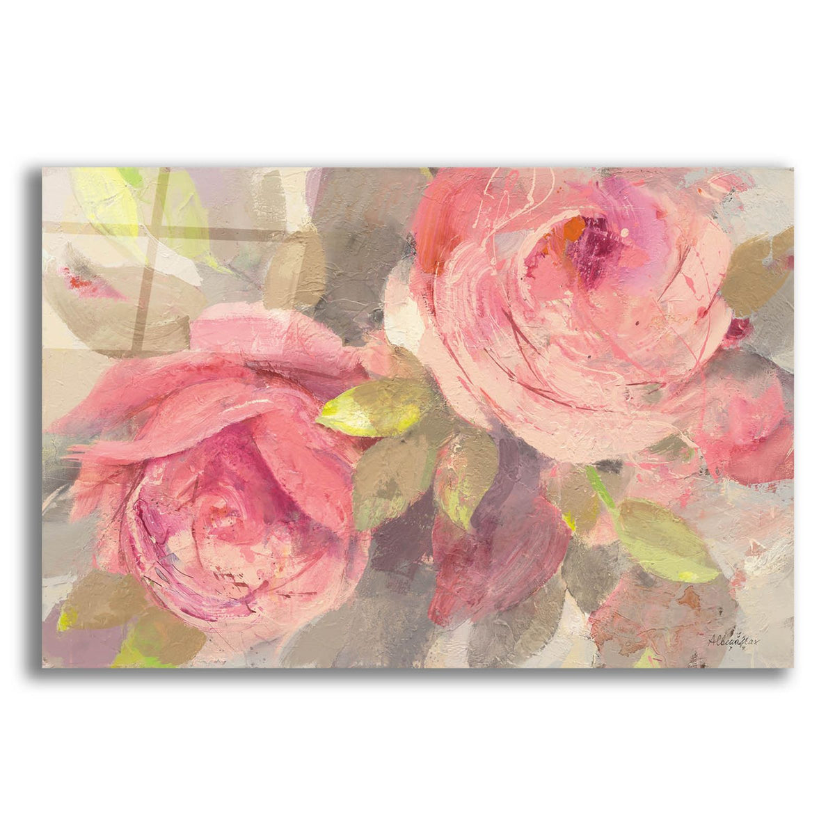 June Roses 2 by Albena Hristova acrylic glass wall art
