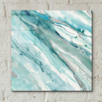 Silver Springs 2 Blue Green by Albena Hristova - 12x12 acrylic wall art in a room