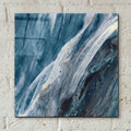 Splash Indigo by Albena Hristova - 12x12 acrylic wall art in a room