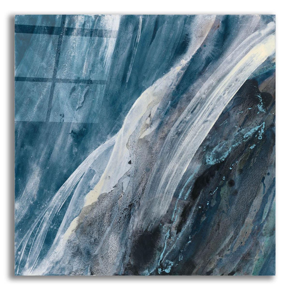 Splash Indigo by Albena Hristova acrylic glass wall art