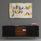 Town Meeting by Albena Hristova - 36x24 acrylic wall art in a room