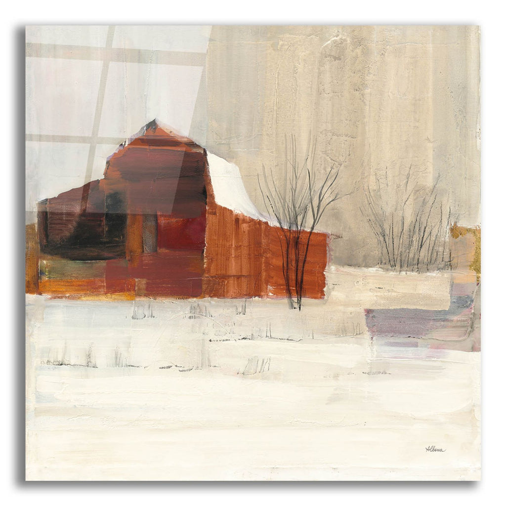 Winter On The Farm by Albena Hristova acrylic glass wall art