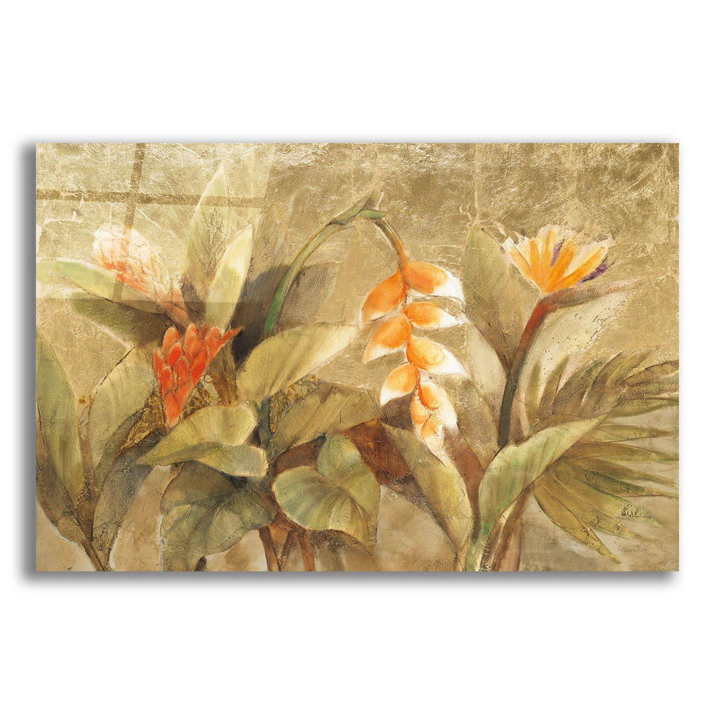 Gilded Tropics by Albena Hristova acrylic glass wall art