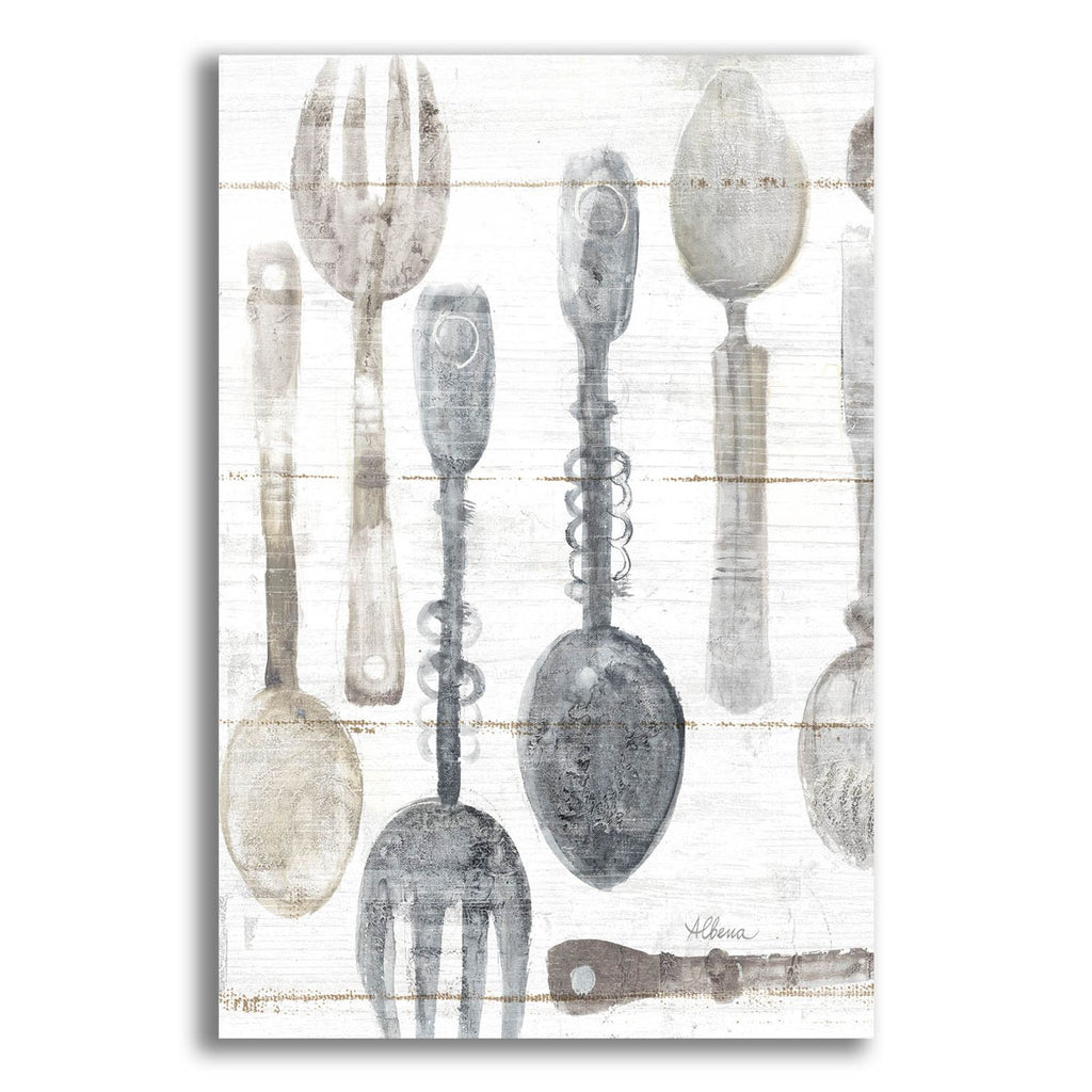 Spoons And Forks 2 Neutral by Albena Hristova acrylic glass wall art