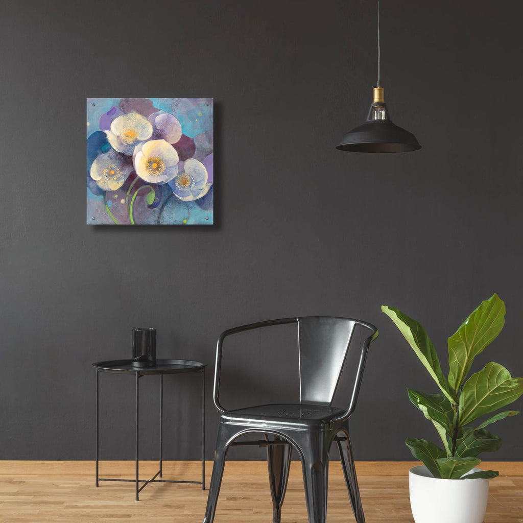 Papaver 1 by Albena Hristova - 24x24 acrylic wall art in a room